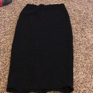 High Waisted Pencil Skirt